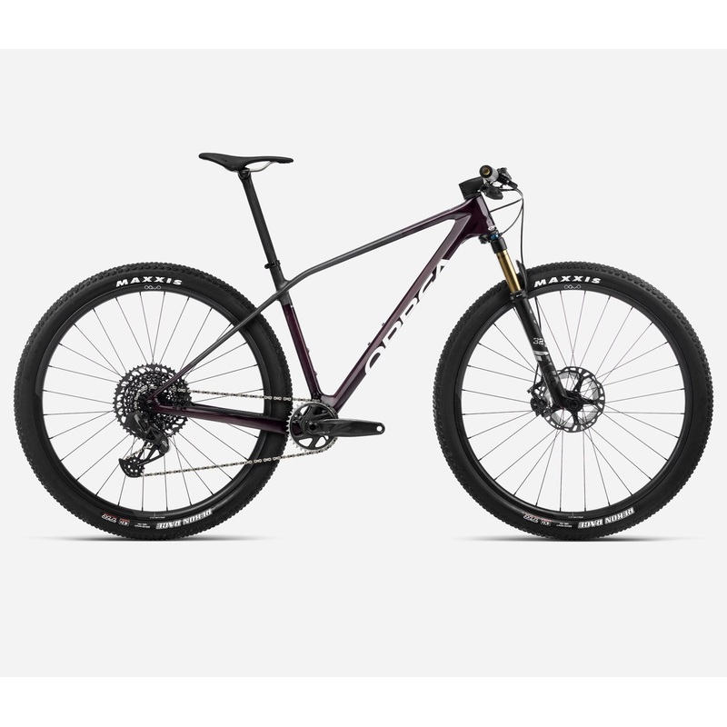 NEW 2023 Orbea Alma M-PRO Carbon Hardtail XC Mountain Bike, XL, Wine Red Carbon View (Gloss) – Carbon Raw (Matt) – GX Eagle AXS