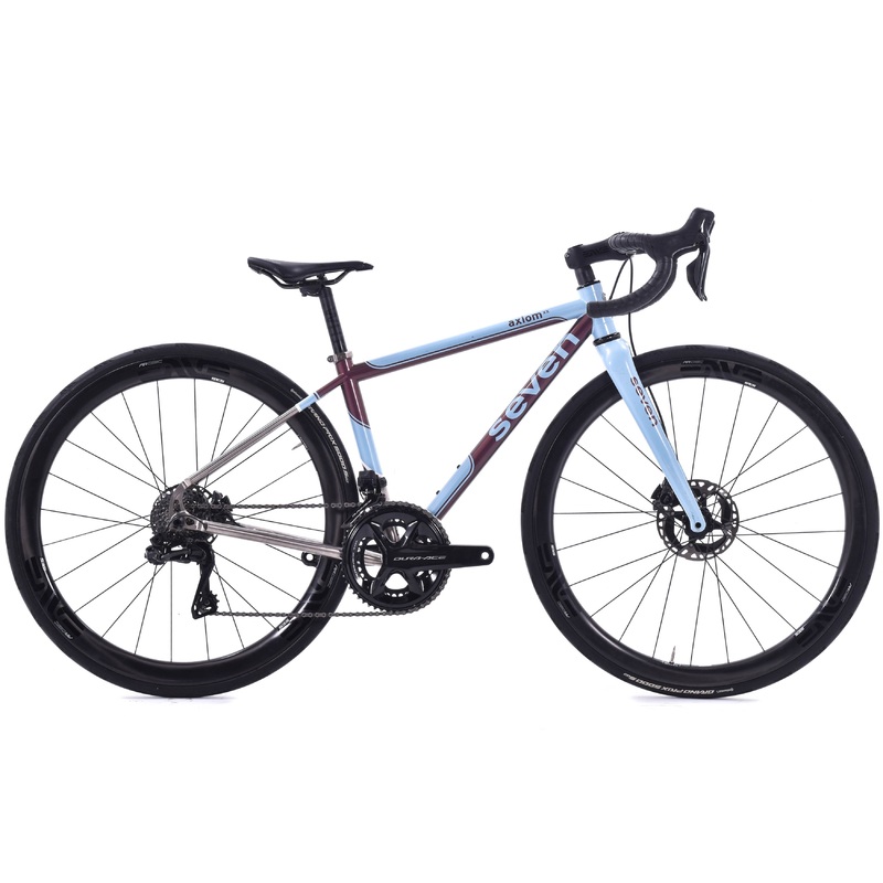 USED 2021 Seven Axiom XX Titanium X-Small Disc Road Bike Dura-Ace Di2 2×12 speed