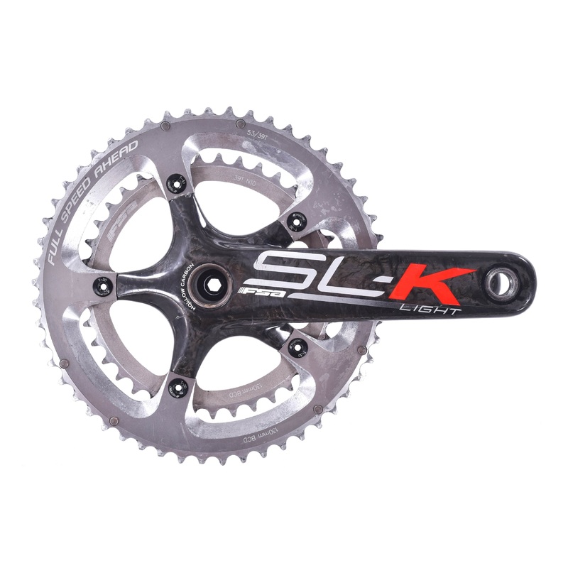 USED FSA SL-K Light Carbon Crankset 172.5mm 53/39T MegaExo
