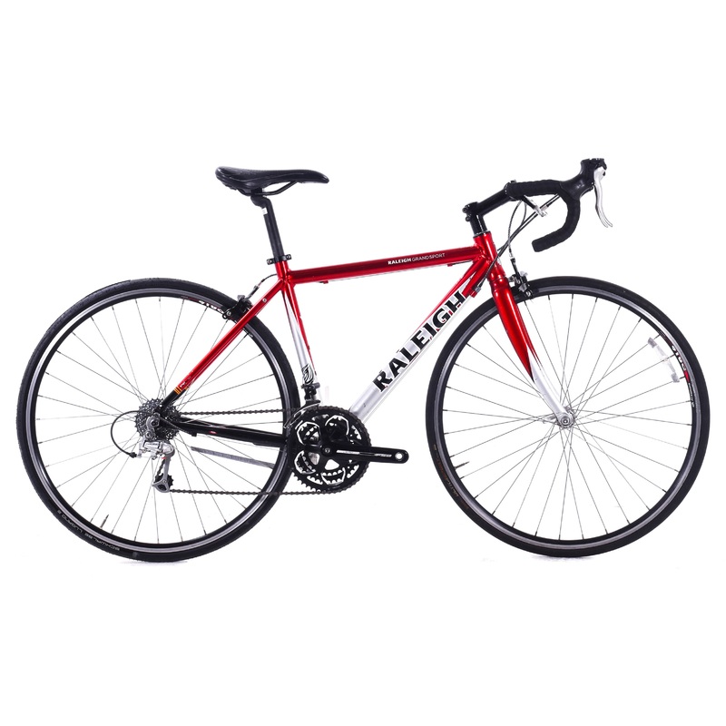 USED Raleigh Grand Sport Aluminum XXS Road Bike Shimano 3×8 Speed Red