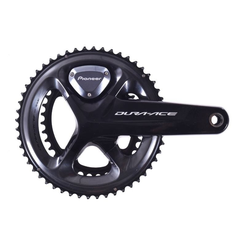 USED Shimano Dura Ace 9100 – Pioneer Power Meter Crankset 11 Spd 52/36t 172.5 FC-R9100