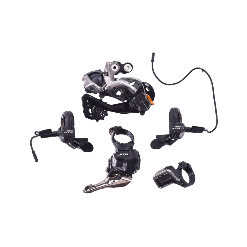 USED Shimano XTR M9050 2×11 speed Flatbar Mountain Groupset Shifters, Derailleurs