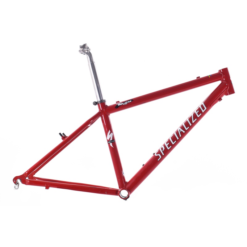 USED Specialized S-Works Team M2 Aluminum Hardtail Mountain Bike Frame Small Made in USA Red