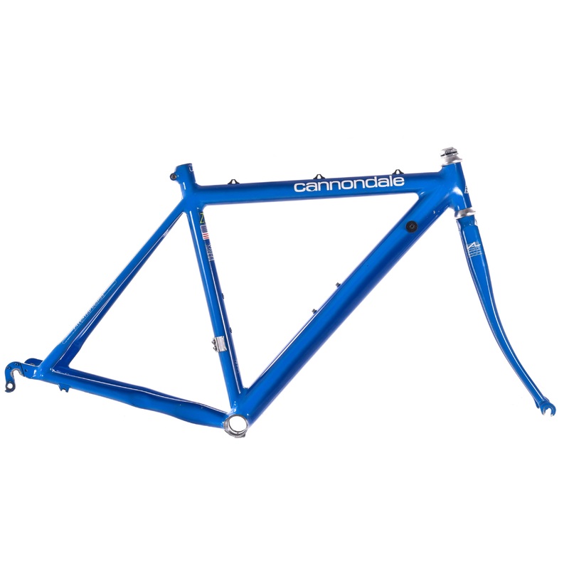 USED Vintage Cannondale 48cm Aluminum Road Frameset Blue