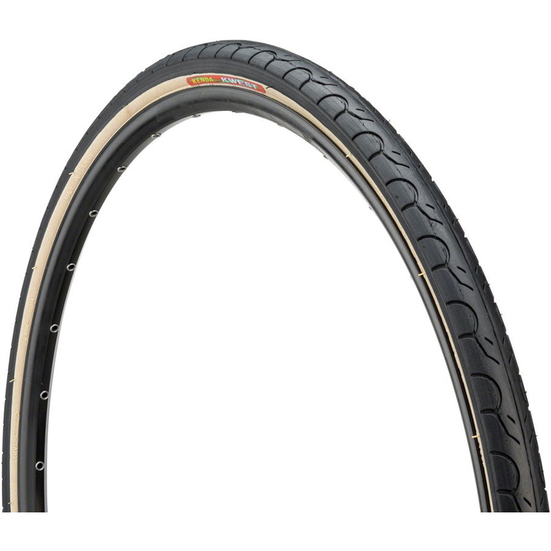 NEW Kenda Kwest Tire – 700 x 38, Clincher, Wire, Black/Tan