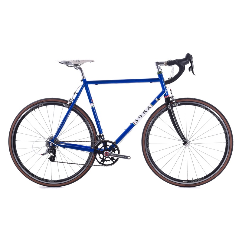 USED 2017 Soma ES Smoothie Steel 58cm SRAM Rival 2×11 Speed White Industries Chris King