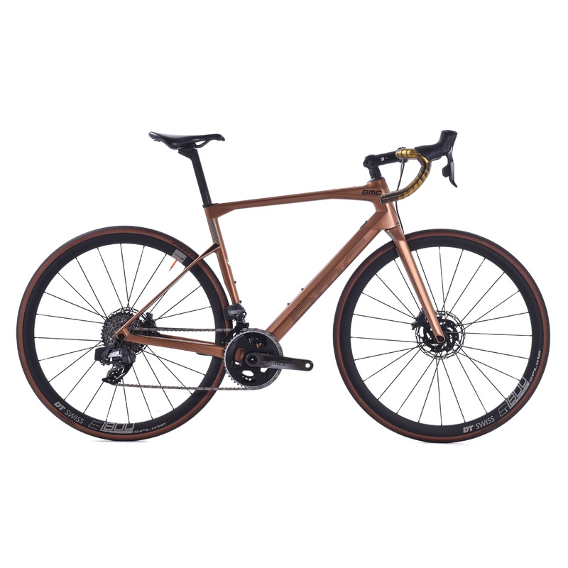 USED 2022 BMC Roadmachine TWO 54cm SRAM Force AXS 2×12 speed Carbon Road Bike