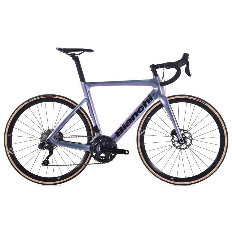 USED 2023 Bianchi Aria 55cm Carbon Road Bike Shimano 105 Di2 2×12 Summertime Dream