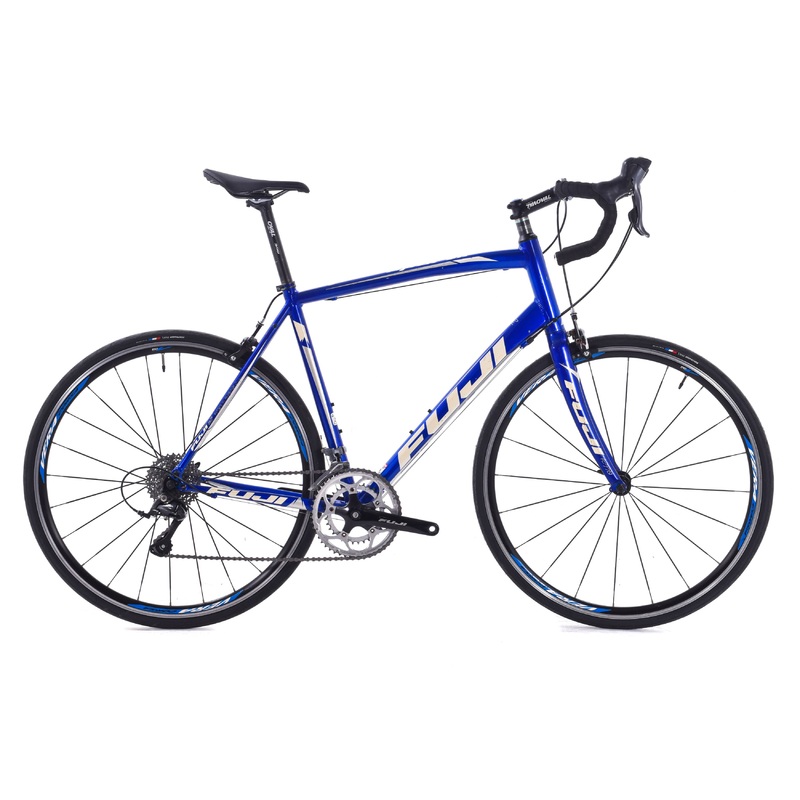 USED Fuji Sportif 2.3 Large Aluminum Road Bike Shimano 2×8 speed Blue