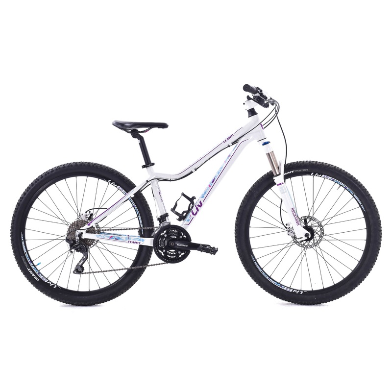 USED Giant Liv Tempt 2 Hardtail Mountain Bike Small Shimano Deore 3×10 White 27.5″