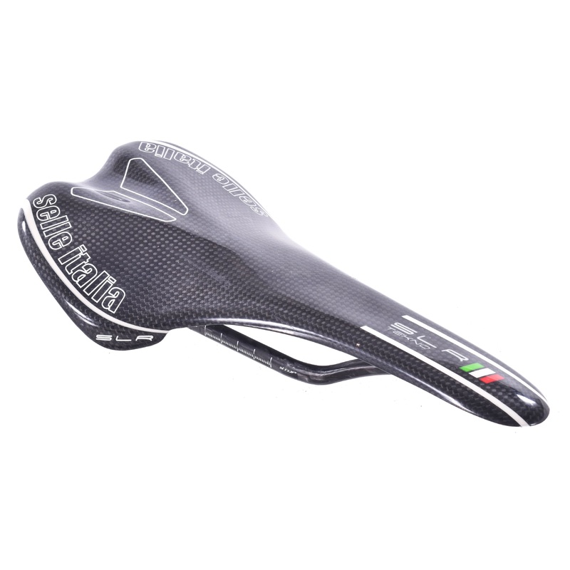 USED Selle Italia SLR Tekno Full Carbon Saddle 126mm 83g