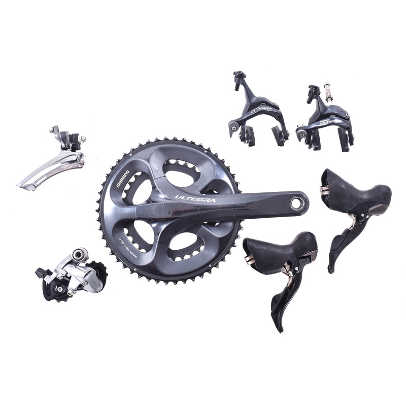 USED Shimano Ultegra 6700 Road Groupset 2×10 speed 170mm 50/34T crank