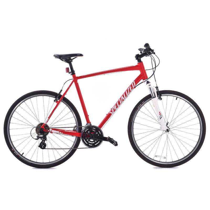 USED Specialized Crosstrail XXL Sport Hybrid Bike Red