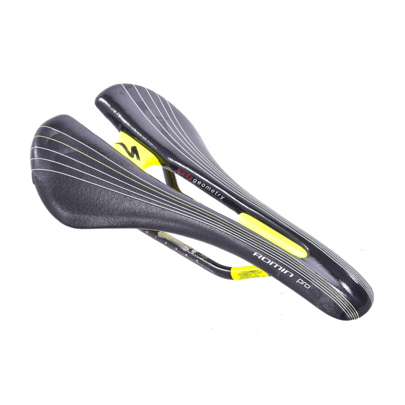 USED Specialized Romin Pro Carbon Saddle 143mm Carbon Oval Rails