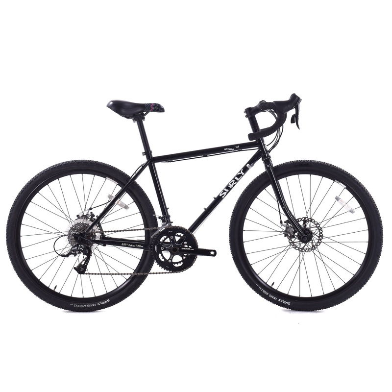 USED Surly Straggler 650B Steel Gravel Bike 42cm XS SRAM Apex 2×10 Black