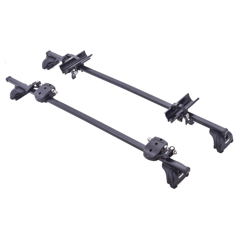 USED Thule 50″ Square Roof Rack 753 Rapid System Foot Pack Locking