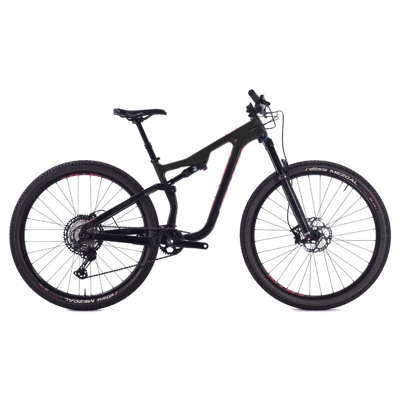DEMO Salsa Horsethief Carbon XT Trail Mountain Bike – 29″, Green/Raw, Small, Grade C