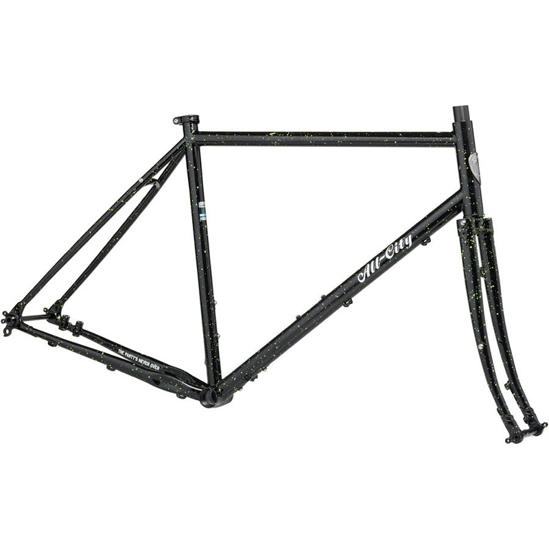 NEW All-City Gorilla Monsoon 650b/700c Steel Gravel Frameset, Slimer Lime 43cm
