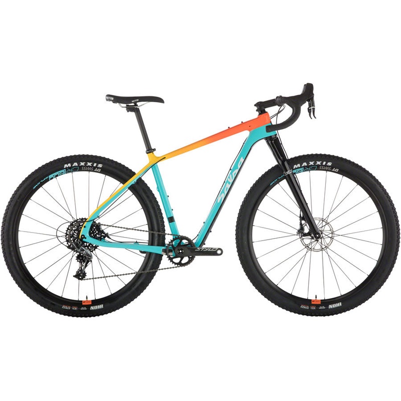 NEW* Salsa Cutthroat Force 1 Bike – 29″, Carbon, Teal/Orange Fade, X-Large, GRADE A – LIKE NEW