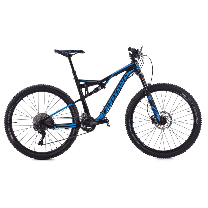 USED 2017 Cannondale Habit 4 27.5″ Full Suspension Mountain Bike Medium SLX 2×11