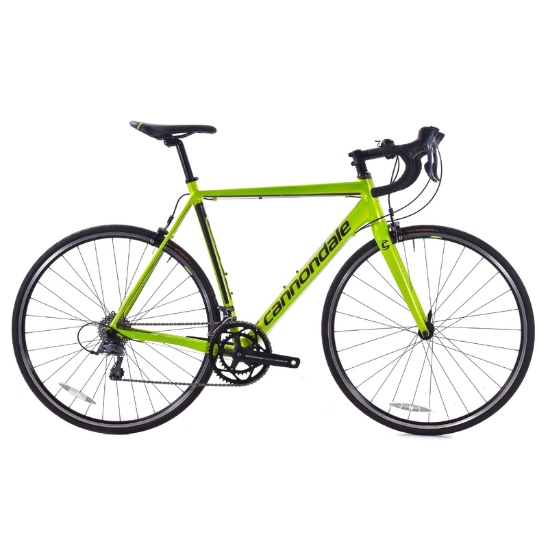 USED 2018 Cannondale CAAD Optimo Claris Road Bike 56cm Shimano 2×8 speed Green