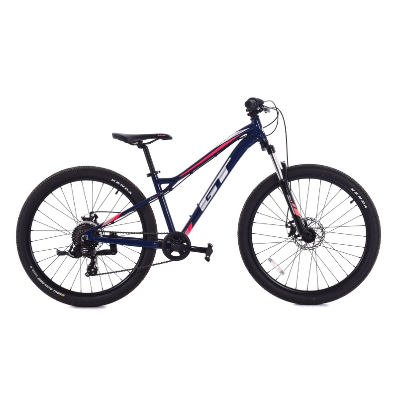 USED GT Stomper Pro Youth Alloy MTB 26″ Shimano 7 Speed Blue/Pink/Gray