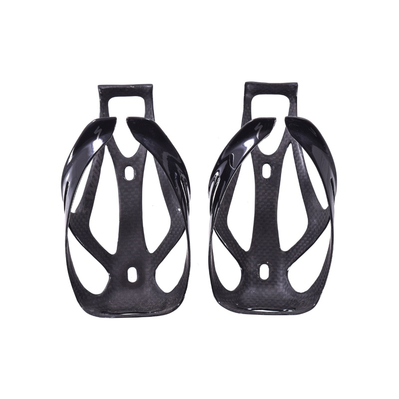 USED Specialized Carbon Rib Cage Glossy Water Bottle Cage Pair (2)