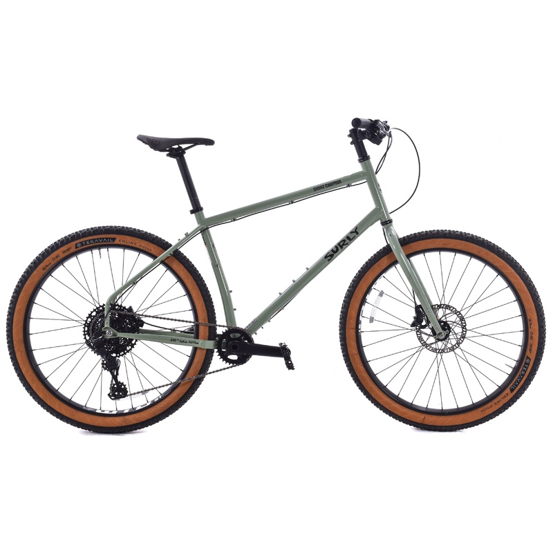 USED Surly Ghost Grappler Large Flat Bar Rigid Steel Mountain Bike 27.5″ Microshift Advent X 1×10 speed