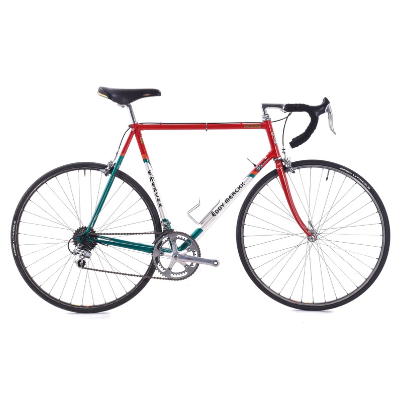 USED Vintage Eddy Merckx Corsa Extra 61cm Road Bike Columbus SLX Lugged Steel Belgium Shimano Dura-Ace/600 2×7 speed AS IS
