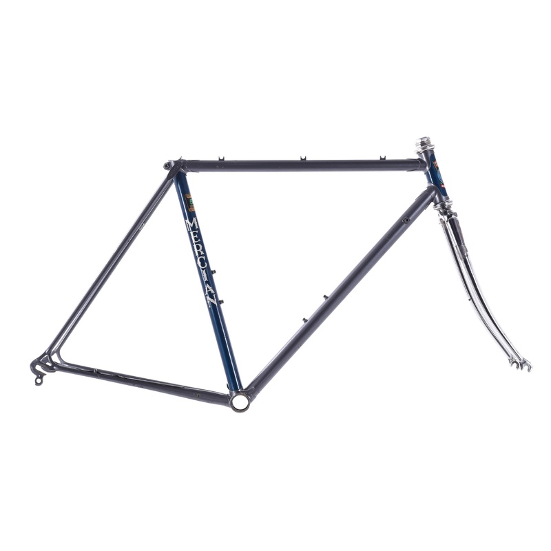 USED Vintage Mercian Reynolds 531 Lugged Steel 52/53cm Road Bike Frameset Blue/Gray