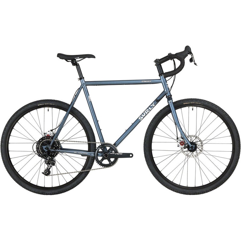 DEMO Surly Straggler Bike – 700c, Steel, Cold Steel Blue, 54cm, GRADE TEST