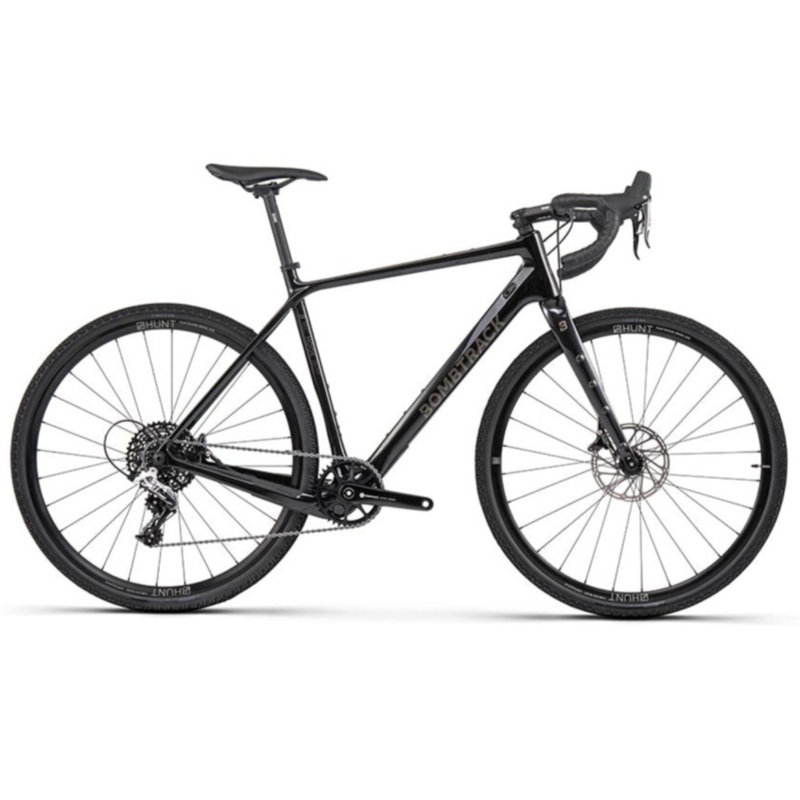 NEW 2024 Bombtrack Hook EXT C 700c Rival 1×11 Carbon Gravel Bike Metallic Black Large