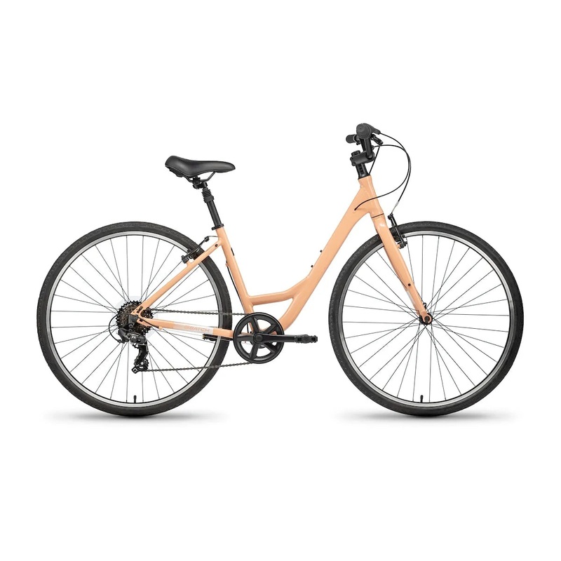 NEW Batch Bicycles The Step-Thru Comfort Hybrid Bike Gloss Pitch Blue S