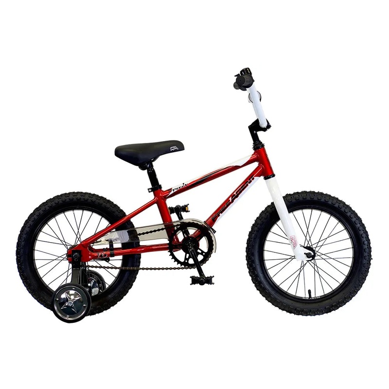 NEW Free Agent Speedy 16″ Kids Bike with Training Wheels Red