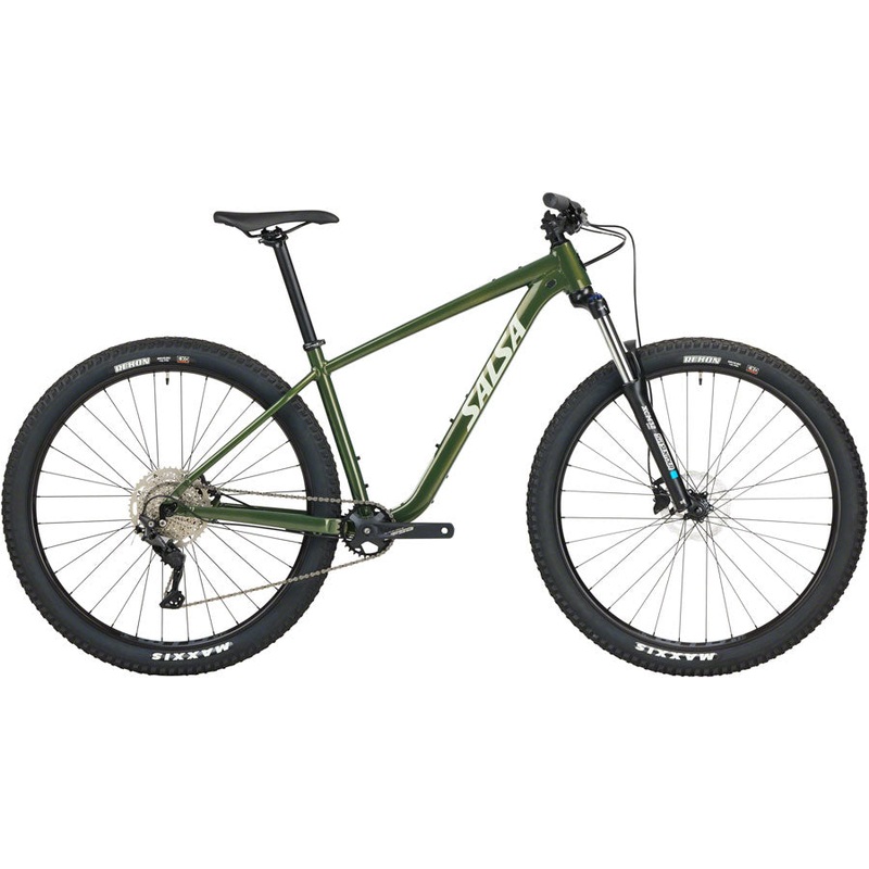 NEW Salsa Rangefinder Deore 10 Hardtail Mountain Bike – 29″,  Aluminum, Dark Moss Green XS