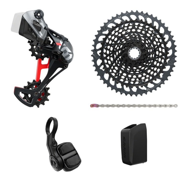 NEW SRAM X01 Eagle AXS Groupset – 1×12, AXS POD Controller / Rocker / Ultimate Lunar / Polar Black AXS POD 10-52t