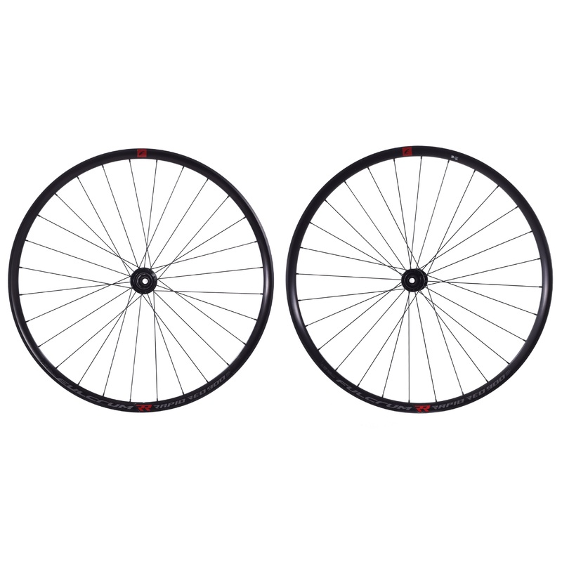 NEW Take Off Fulcrum Rapid Red 900 CL Disc 700C Thru Axle All-Road/Gravel Wheelset Shimano HG 11