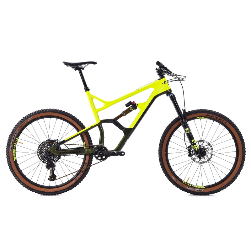USED 2019 Cannondale Jekyll 27.5 XL Carbon Mountain Bike SRAM XO Eagle 1×12 Yellow