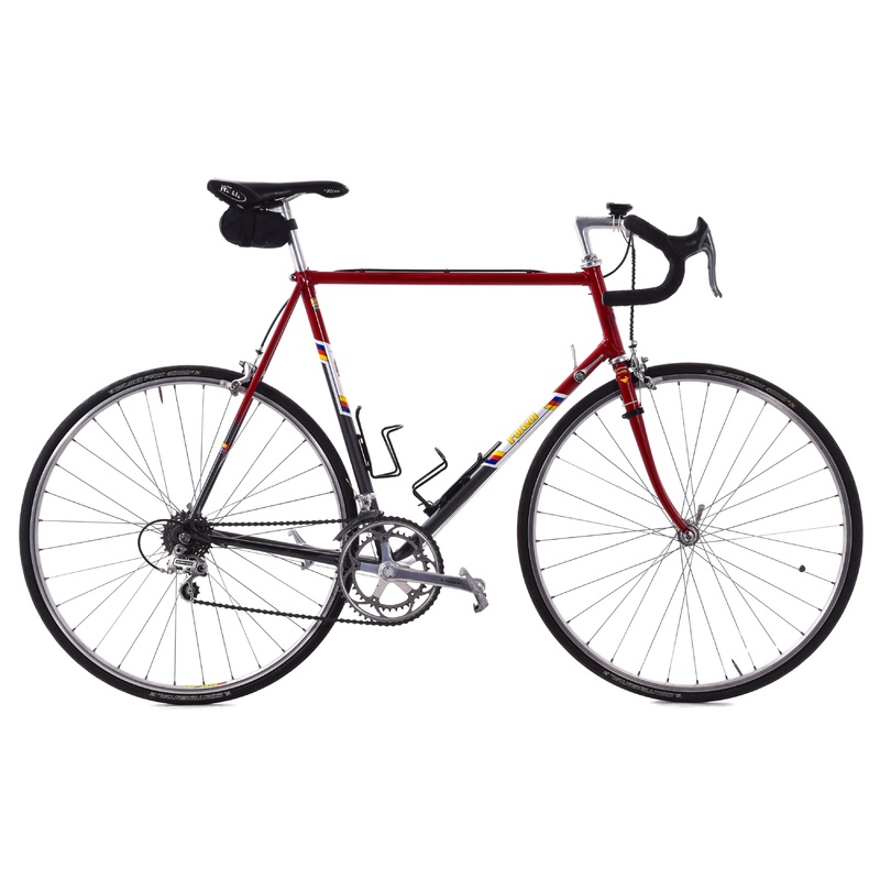 USED AS IS Vintage Fuso 62cm Road Bike Columbus Steel 2×6 Speed Shimano Dura-Ace