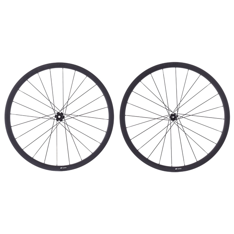 USED DT Swiss P 1800 Spline 700C CL Disc Brake Road Wheelset Shimano HG11