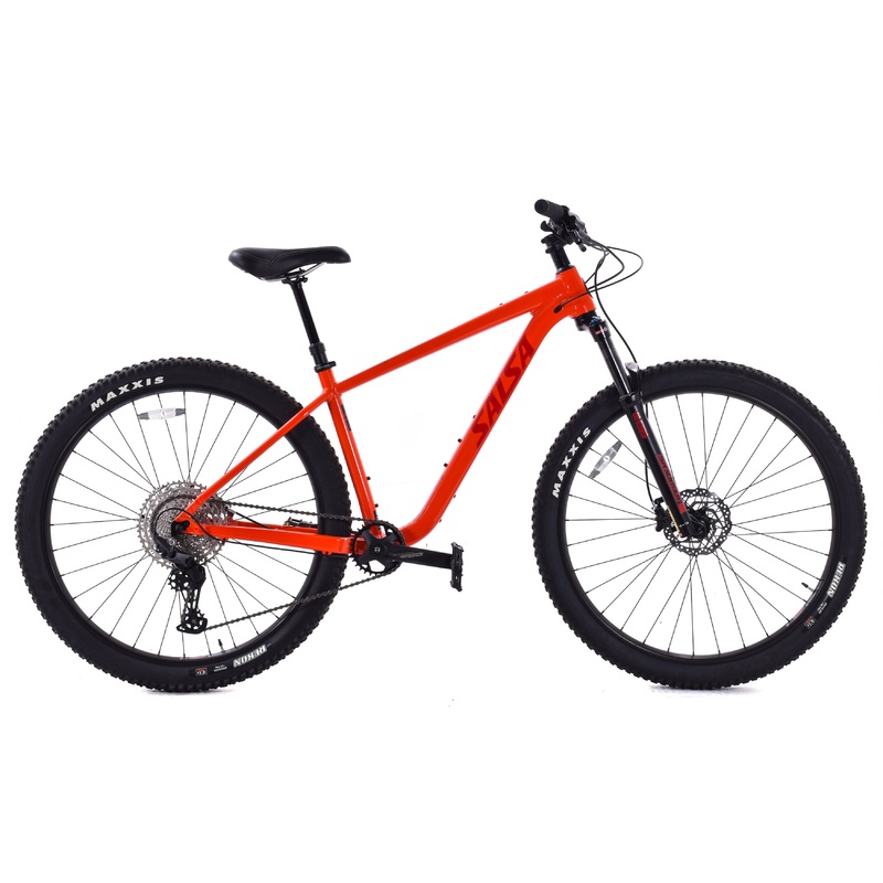 USED Salsa Rangefinder 29″ Medium Hardtail Mountain Bike Shimano Deore 1×11 speed Red/Orange