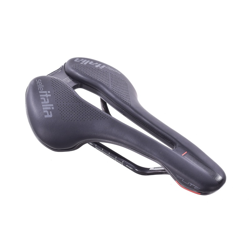 USED Selle Italia Flite Superflow Boost Carbonio 145m Saddle Oval Rails ID Match L3