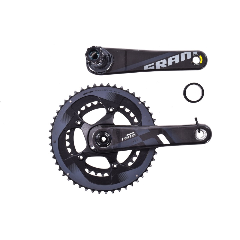 USED SRAM Force 22 Carbon Road Crankset 175mm 50/34T 30mm Spindle 2×11 Speed