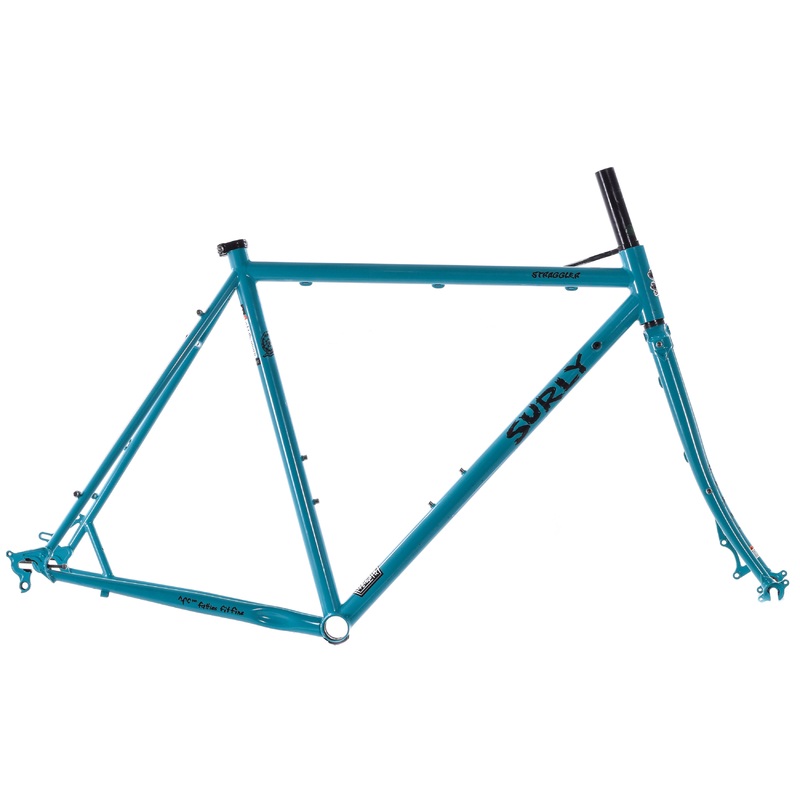 USED Surly Straggler 700c 54cm Frame Chlorine Dream Cyclocross Gravel Touring Steel Disc