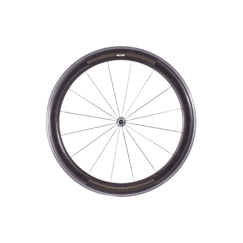 USED Zipp 404 700C Carbon Front Road Wheel w/ Alloy Rim Brake Track