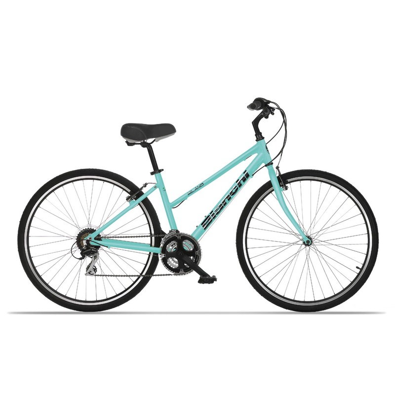 NEW Bianchi Milano Mid-Step Altus 2×8 Hybrid City Bike Celeste 38cm / XS