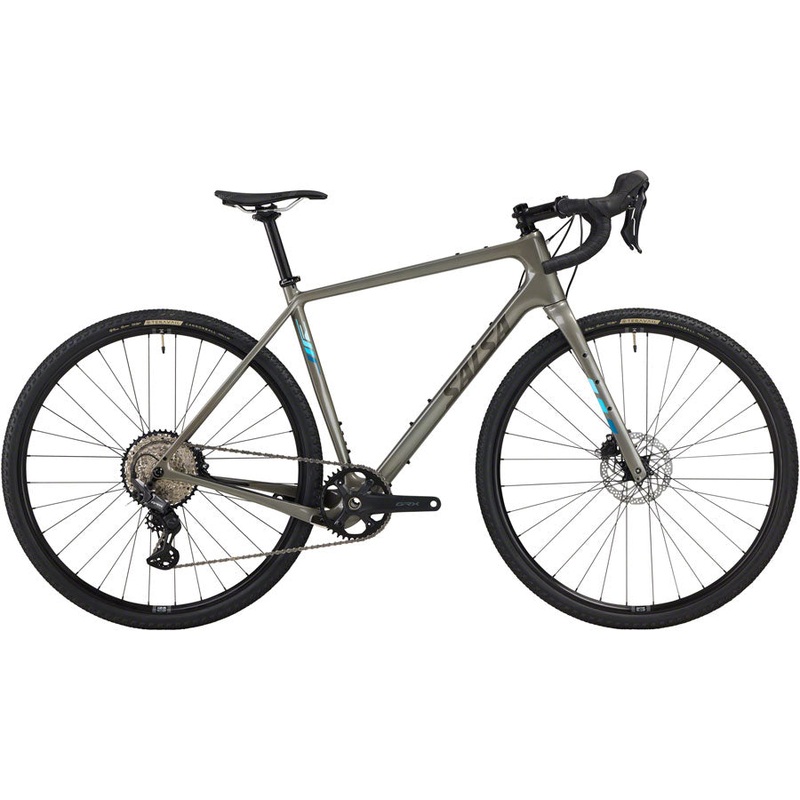 NEW Salsa Warbird C GRX 610 1×12 All-Road Gravel Bike – 700c, Carbon, Dark Grey 49cm