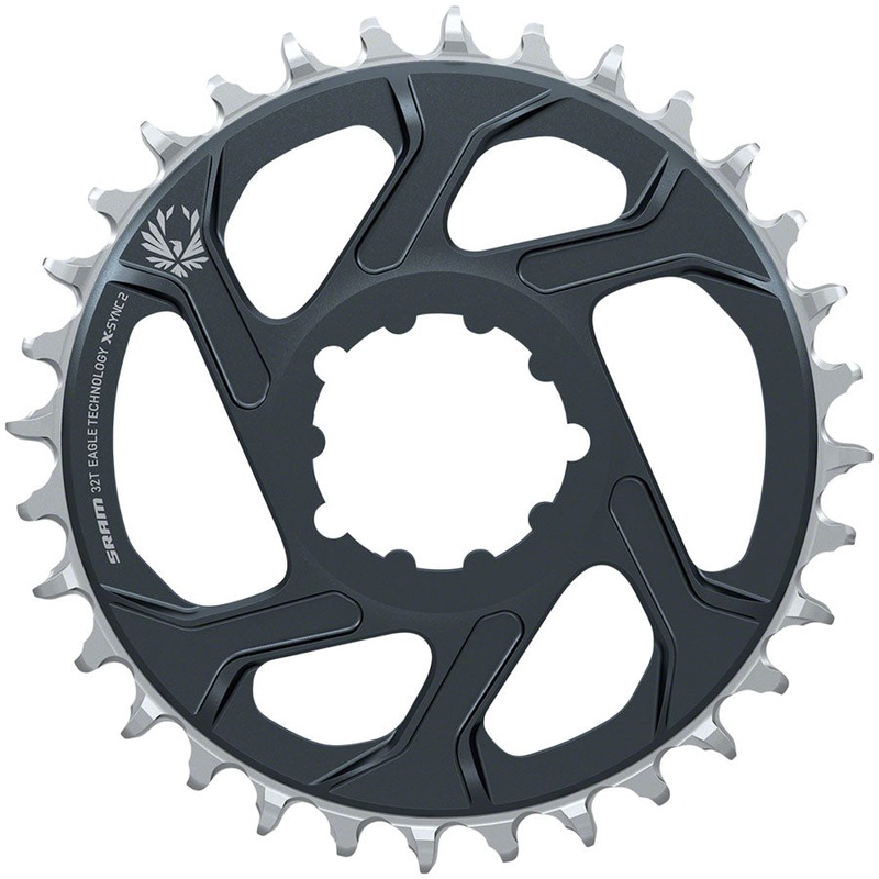 NEW SRAM Eagle X-SYNC 2 Direct Mount Chainring – 32t, Direct Mount, 3mm Offset, For Boost, Lunar/Polar Grey