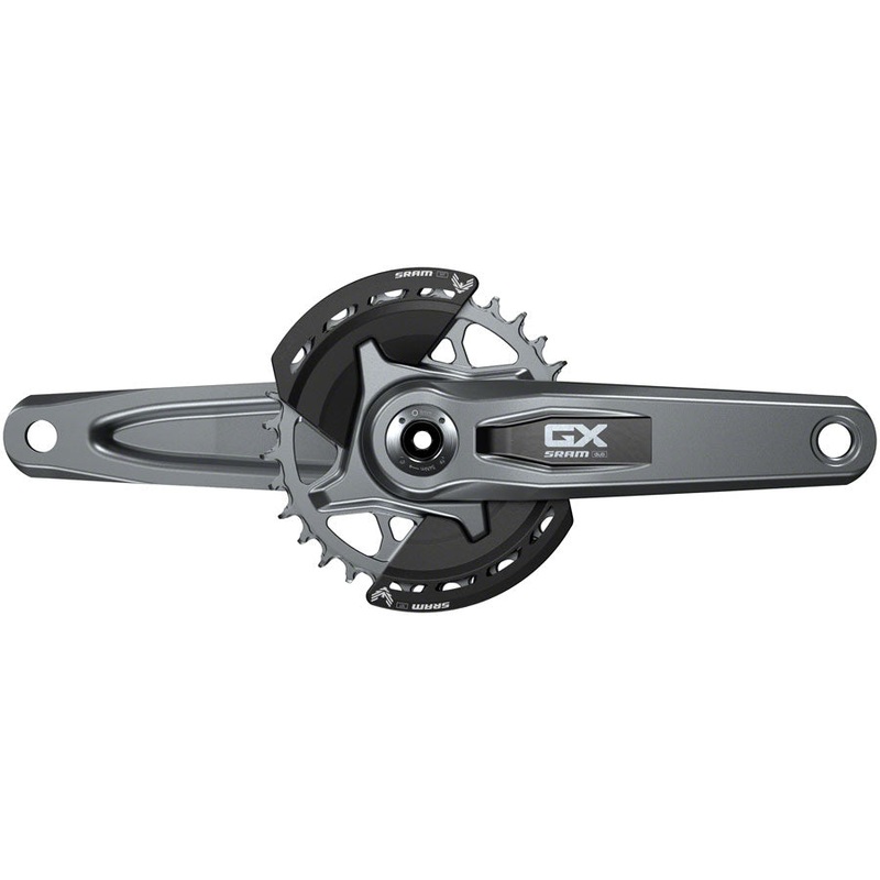 NEW SRAM GX Eagle T-Type Wide Crankset – 12-Speed, 32t Chainring, Direct Mount, 2-Guards, DUB Spindle Interface, Dark Polar 165mm
