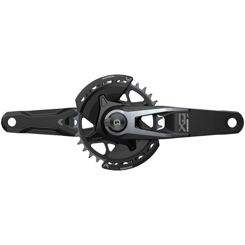 NEW SRAM X0 Eagle T-Type AXS Power Meter Wide Crankset – 12-Speed, 32t Chainring, Direct Mount, 2-Guards, PM DUB Spindle, Black 165mm
